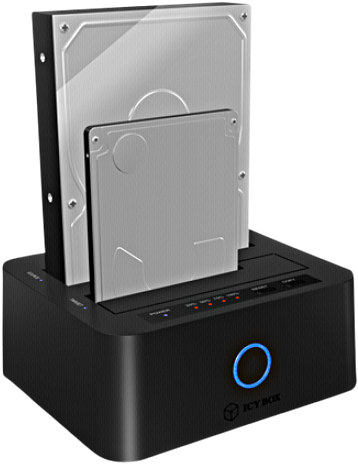 Icy Box IB-123CL-U3 USB 3 connected HD docking and cloning station