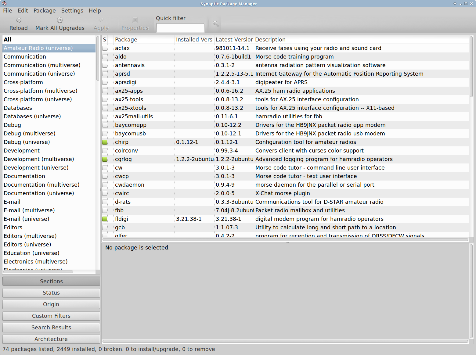 ham radio deluxe linux